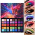 Unleash Your Creativity with the UCANBE Spotlight 40-Color Eyeshadow Palette - Highly Pigmented Matte & Shimmer Shades for Stunning Looks